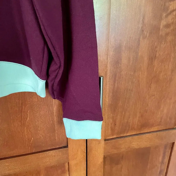 Free People We the Free Sweatshirt Classic Crew Colorblock Size Small NEW - Picture 6 of 10